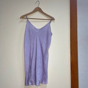 Lavender silk slip dress  - August Silk Intimates - Size M - 100% Silk